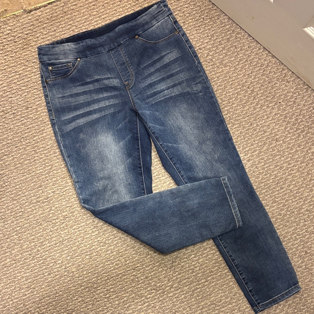 Tribal Dark Blue Skinny Jeans
